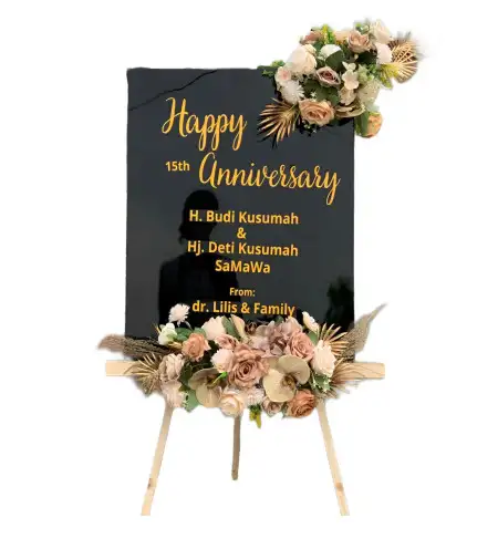 Papan Bunga Akrilik Terentang